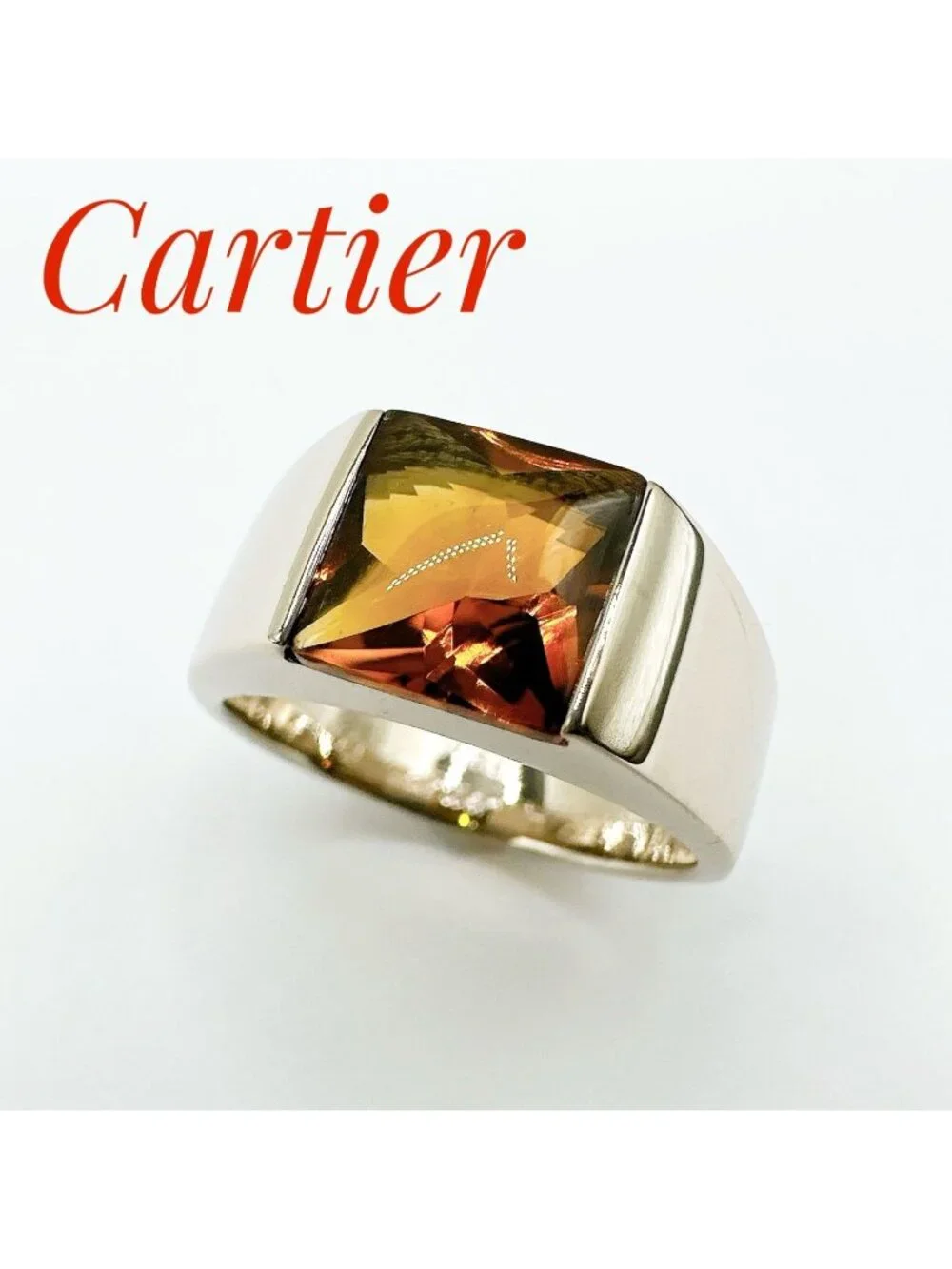 Cartier Tank White Gold Ring